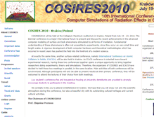 Tablet Screenshot of cosires.confer.uj.edu.pl