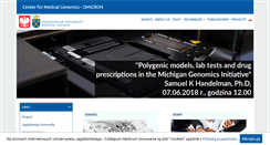 Desktop Screenshot of omicron.cm.uj.edu.pl