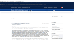 Desktop Screenshot of neurochrono.iz.uj.edu.pl