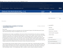 Tablet Screenshot of neurochrono.iz.uj.edu.pl