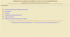 Desktop Screenshot of adm.uj.edu.pl