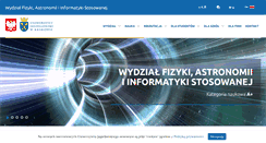 Desktop Screenshot of fais.uj.edu.pl