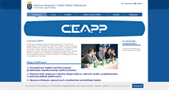 Desktop Screenshot of ceapp.uj.edu.pl