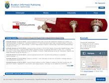Tablet Screenshot of bip.uj.edu.pl