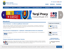 Tablet Screenshot of biurokarier.uj.edu.pl