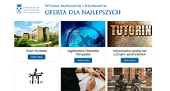 Desktop Screenshot of dw.matinf.uj.edu.pl