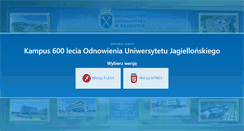 Desktop Screenshot of kampus.uj.edu.pl
