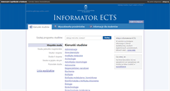 Desktop Screenshot of informator.uj.edu.pl