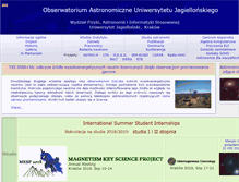 Tablet Screenshot of oa.uj.edu.pl