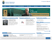 Tablet Screenshot of im.uj.edu.pl