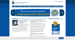 Desktop Screenshot of isp.uj.edu.pl
