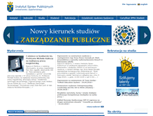 Tablet Screenshot of isp.uj.edu.pl