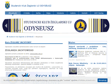 Tablet Screenshot of odyseusz.uj.edu.pl
