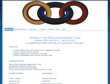 Tablet Screenshot of dgmp2011.im.uj.edu.pl