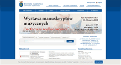 Desktop Screenshot of bj.uj.edu.pl